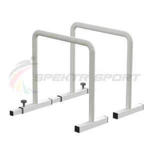 Купить Брусья напольные хайлетсы Spektr Sport цв. белый в Ставрополе 