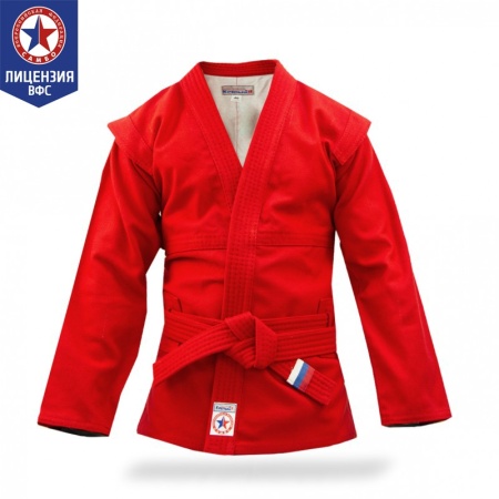 Купить Куртка для самбо "Атака" ВФС (подкладка, пояс)  р 36-48 в Ставрополе 